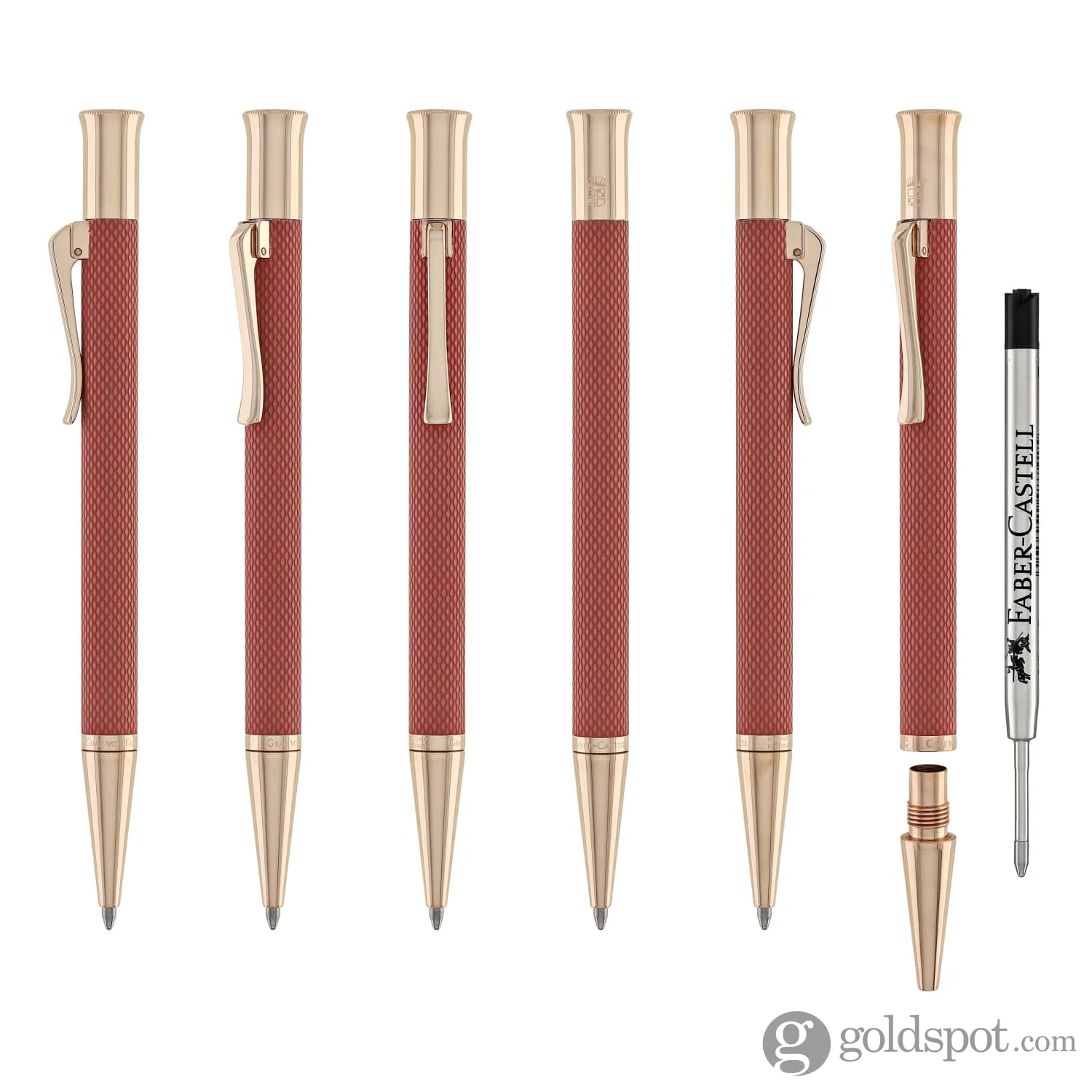 Faber-Castell Guilloche Ballpoint Pen in Rose - Image 6