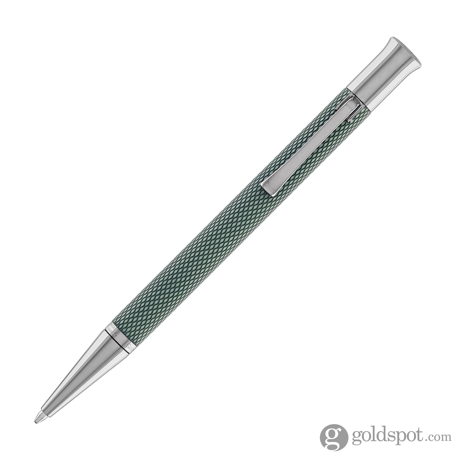 Faber-Castell Guilloche Ballpoint Pen in Sage Green - Image 2