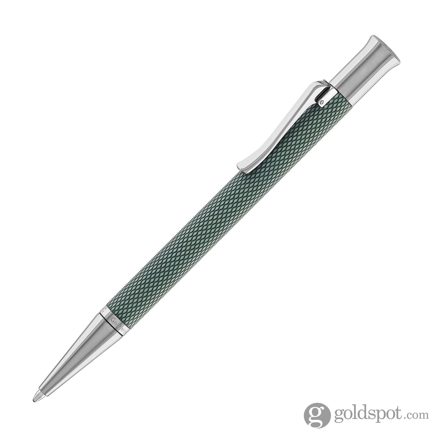 Faber-Castell Guilloche Ballpoint Pen in Sage Green - Image 3