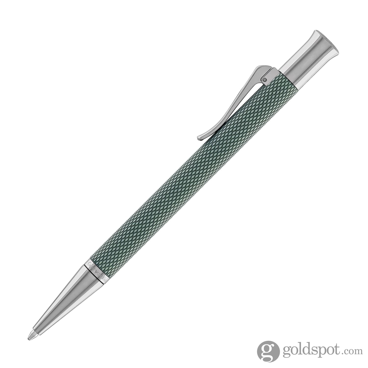 Faber-Castell Guilloche Ballpoint Pen in Sage Green - Image 4