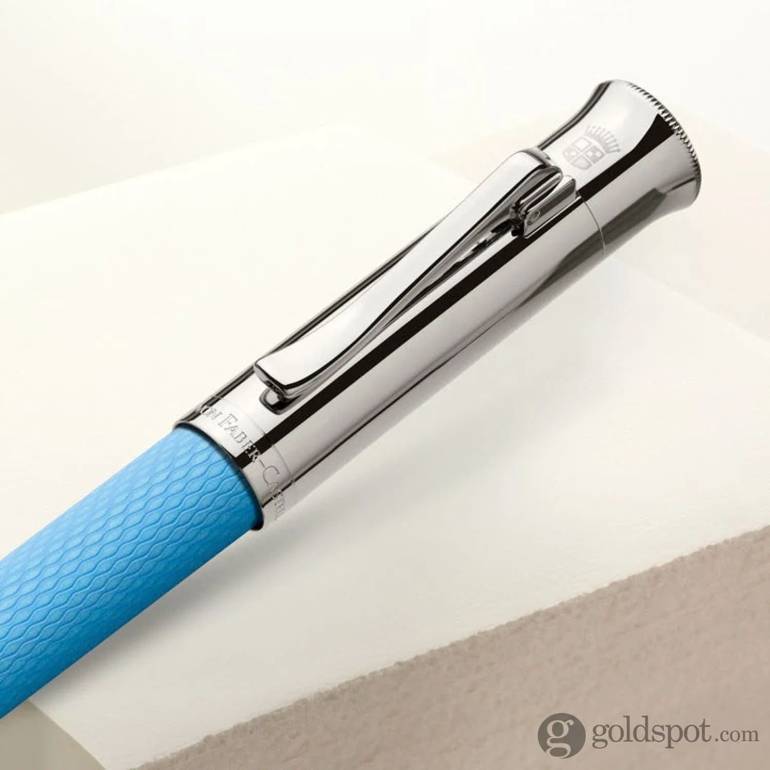 Faber-Castell Guilloche Fountain Pen in Gulf Blue - Image 11