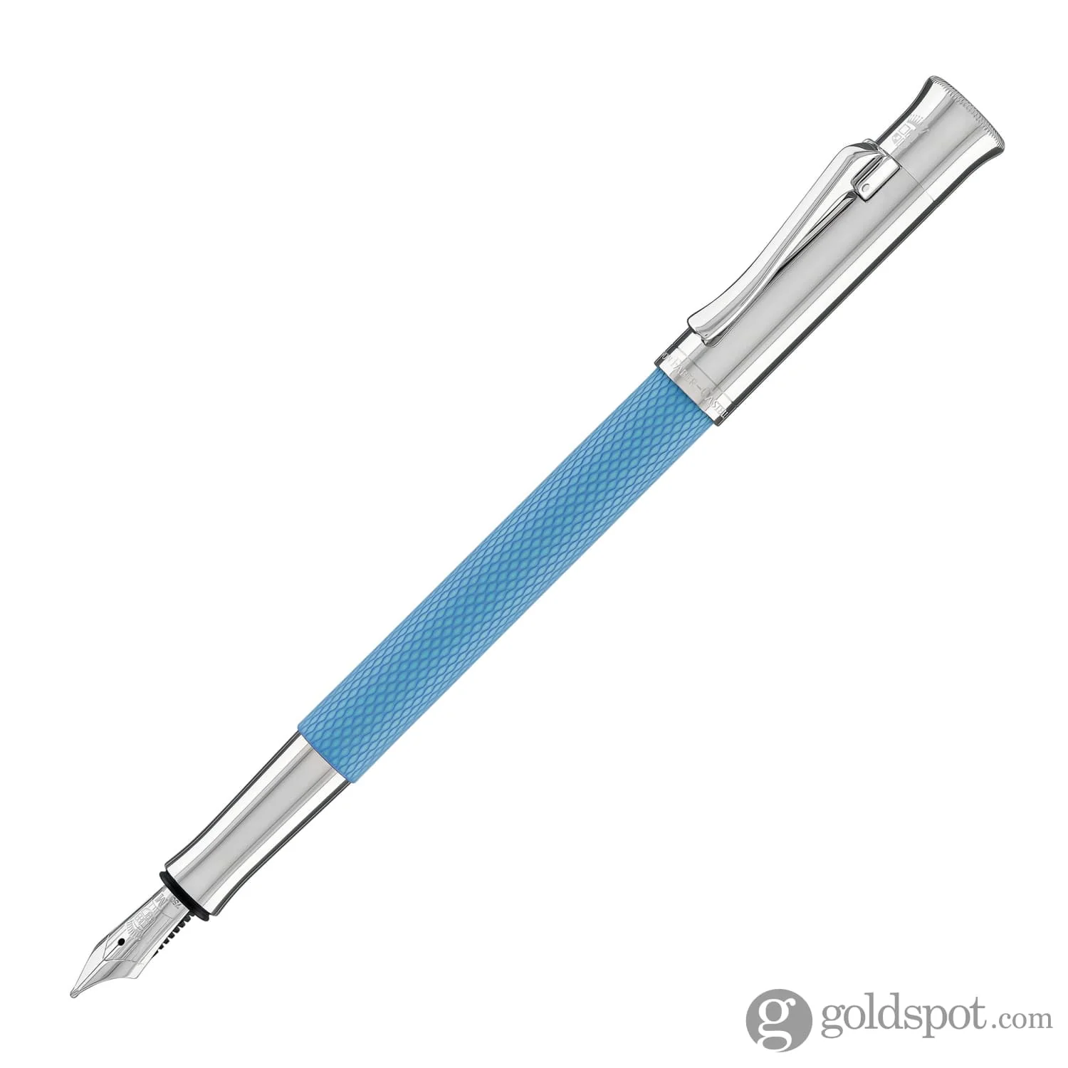 Faber-Castell Guilloche Fountain Pen in Gulf Blue - Image 4