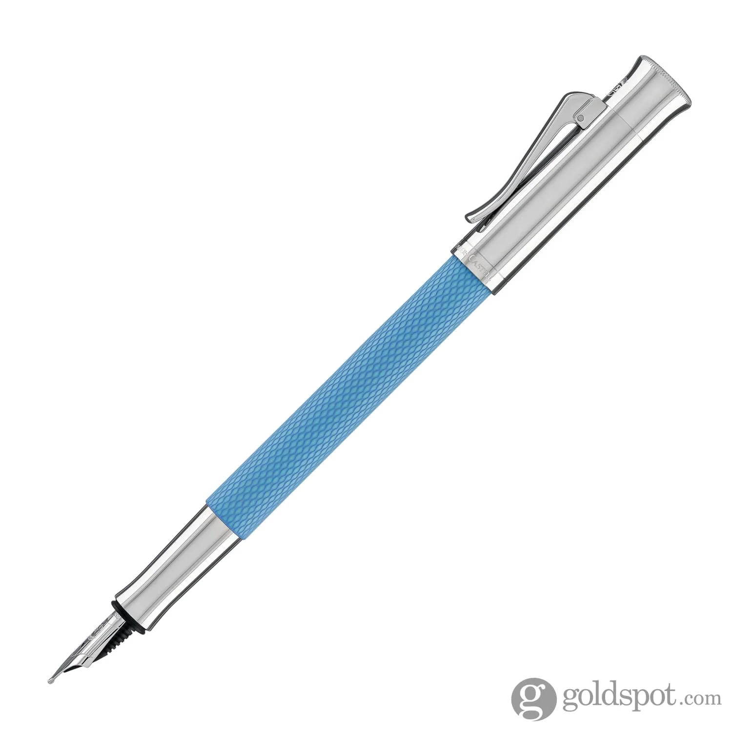 Faber-Castell Guilloche Fountain Pen in Gulf Blue - Image 5