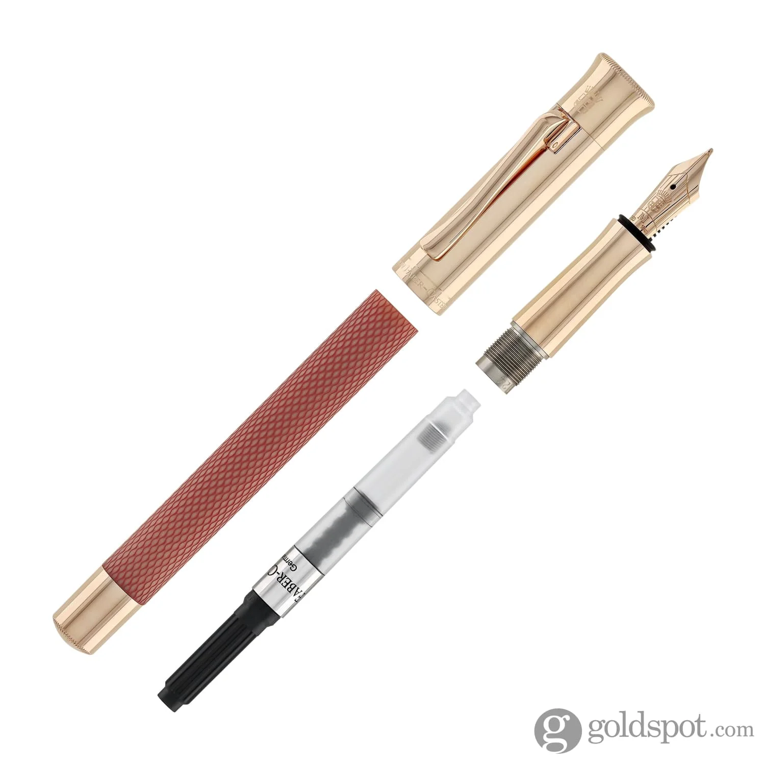 Faber-Castell Guilloche Fountain Pen in Rose - Image 7