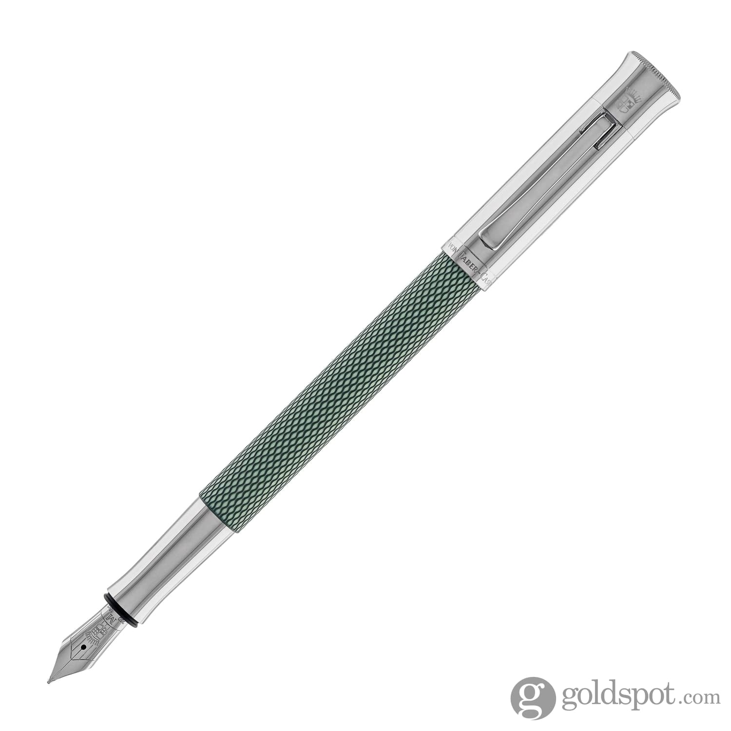 Faber-Castell Guilloche Fountain Pen in Sage Green - Image 3