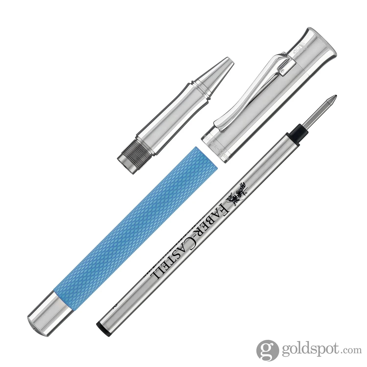 Faber-Castell Guilloche Rollerball Pen in Gulf Blue - Image 8