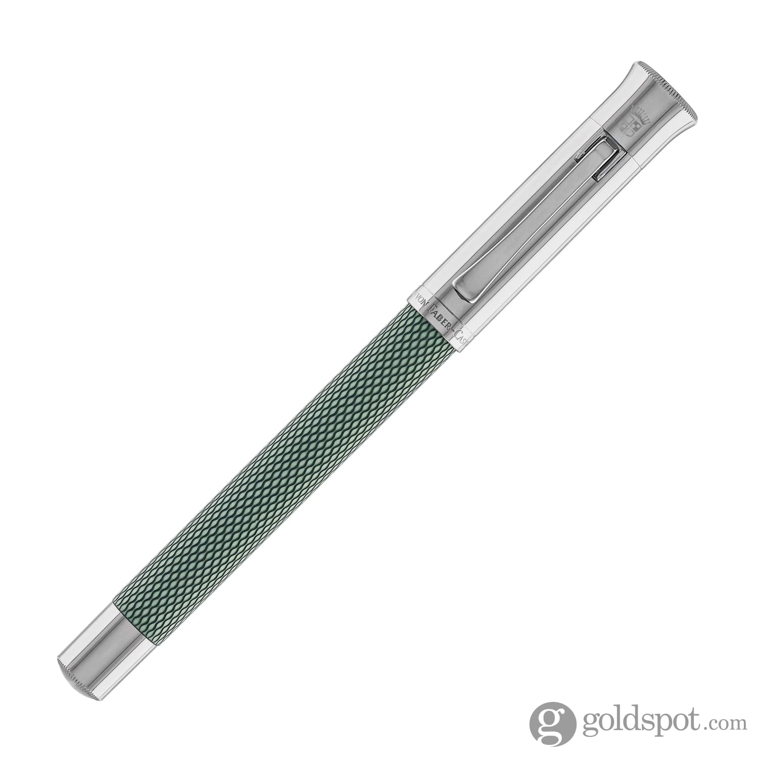 Faber-Castell Guilloche Rollerball Pen in Sage Green - Image 2
