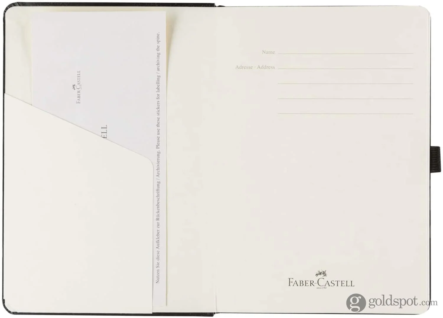 Faber-Castell Notebook in Black - A5 - Image 4