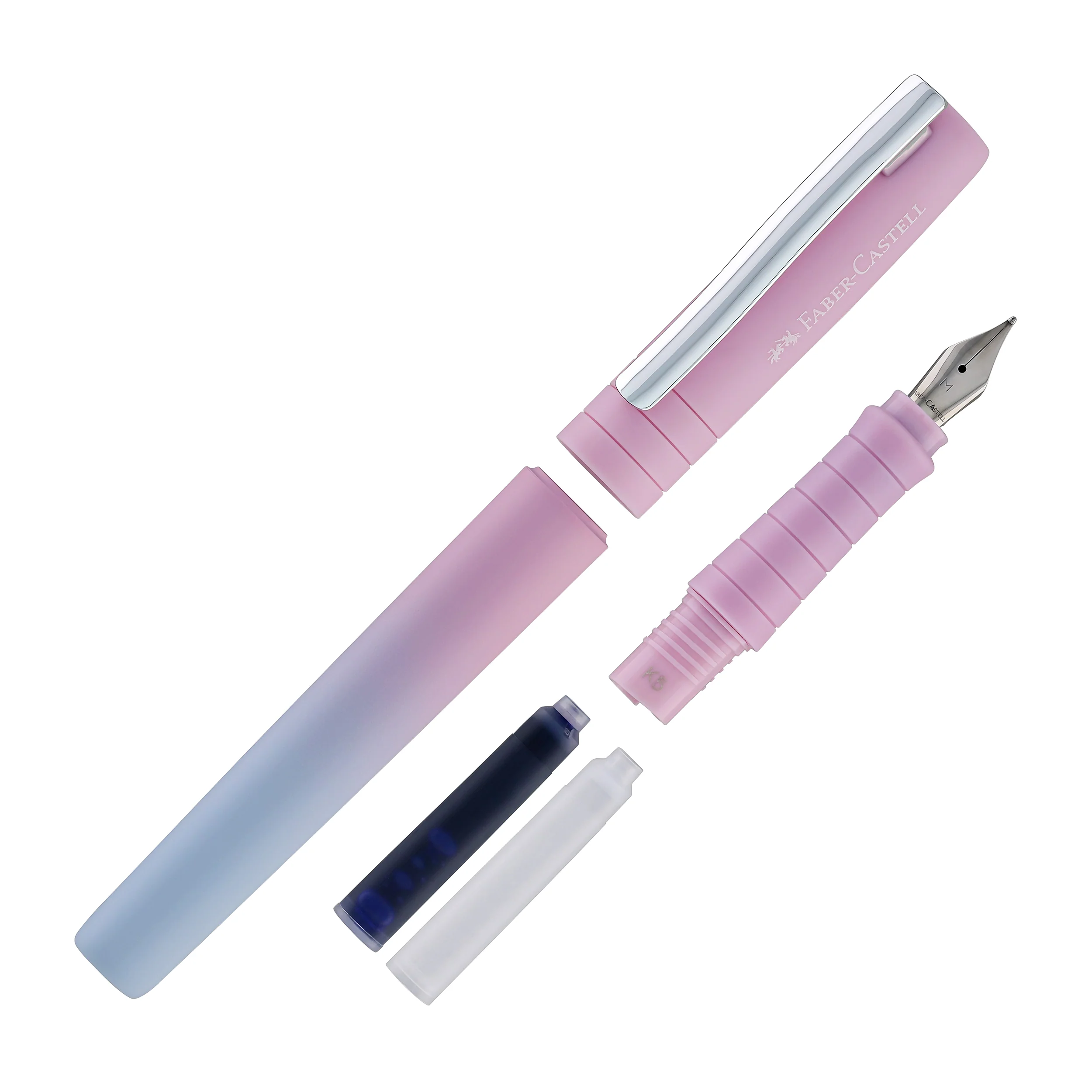 Faber-Castell Poly Flow Fountain Pen in Blushing Sky - Image 8