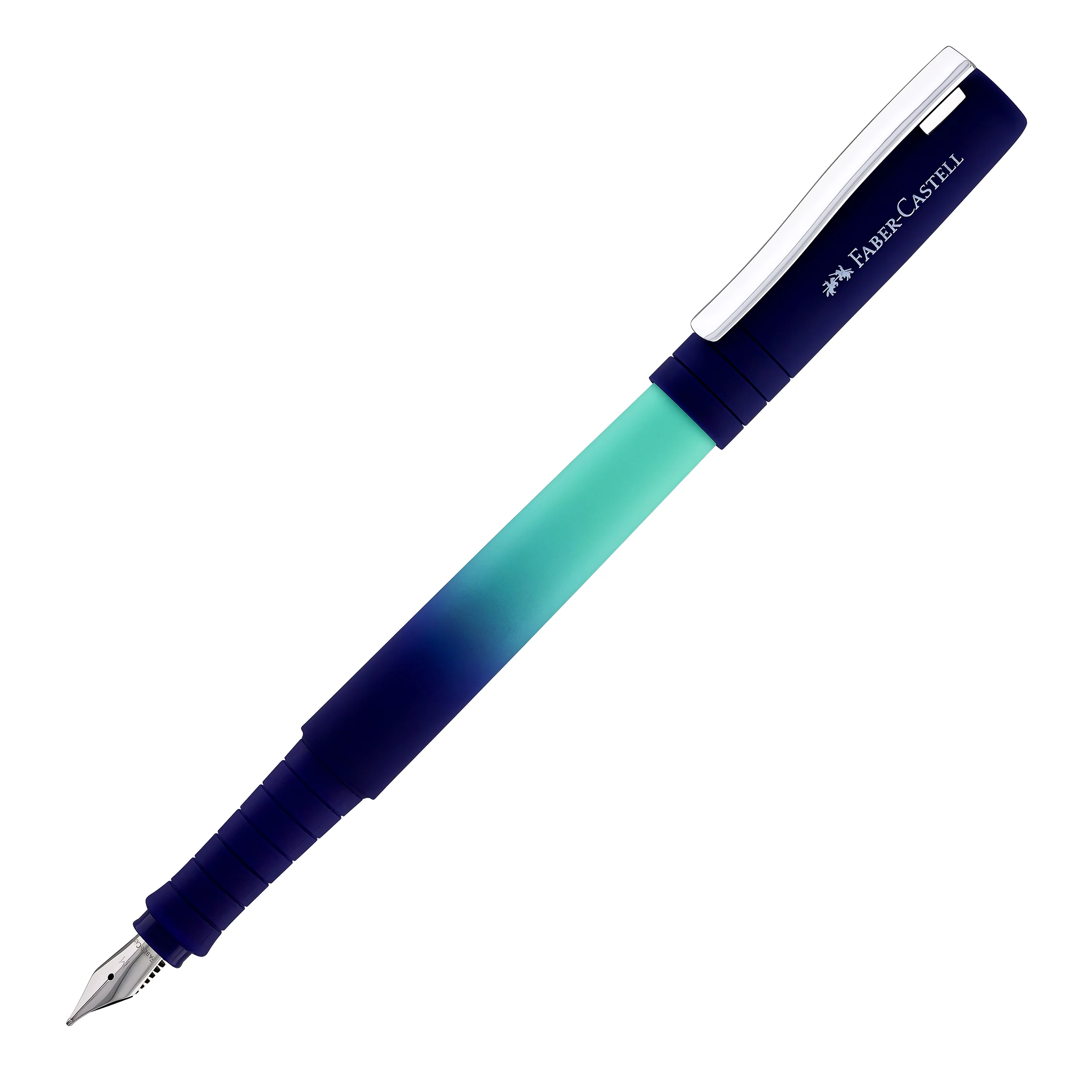 Faber-Castell Poly Flow Fountain Pen in Buzzing Blue - Image 4
