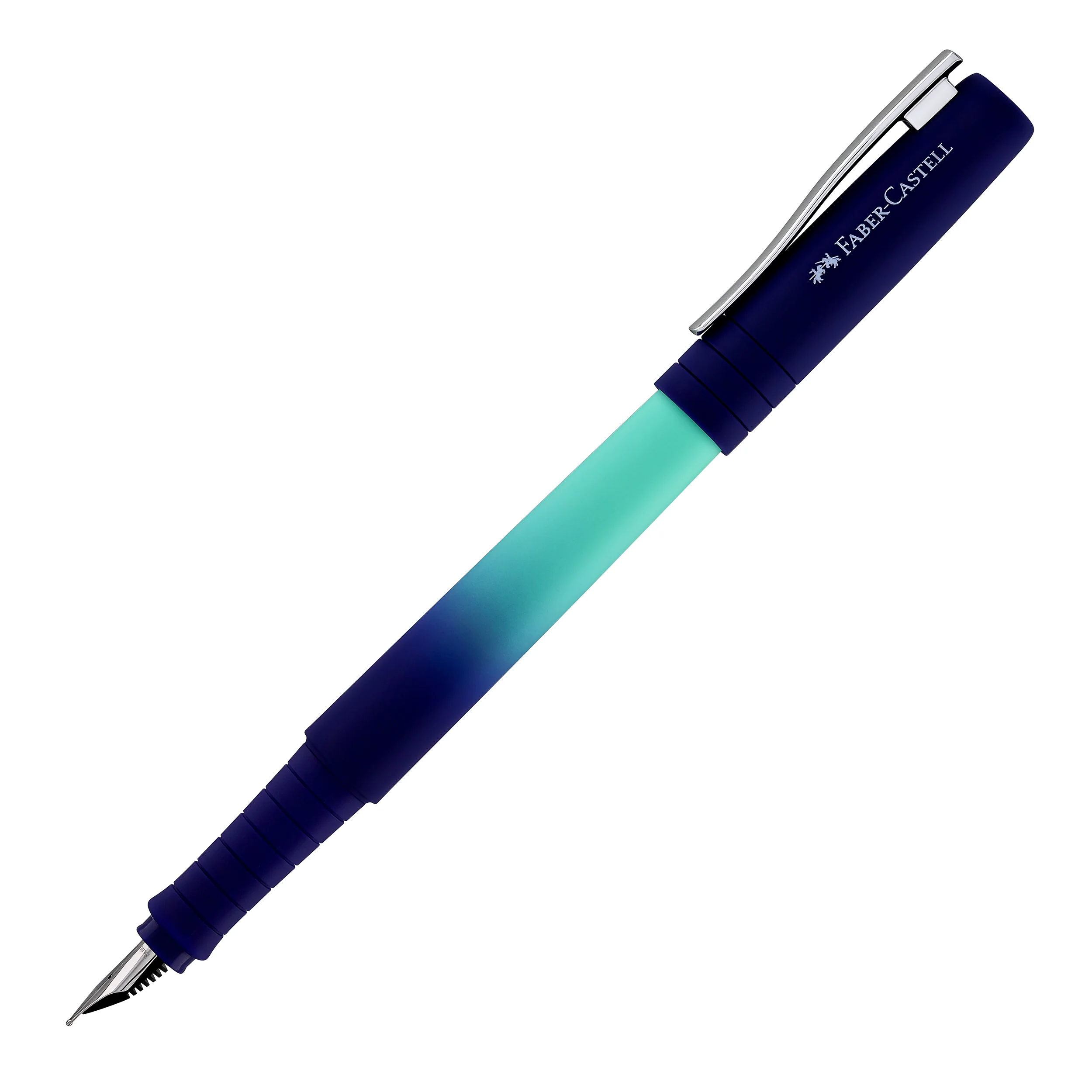 Faber-Castell Poly Flow Fountain Pen in Buzzing Blue - Image 5