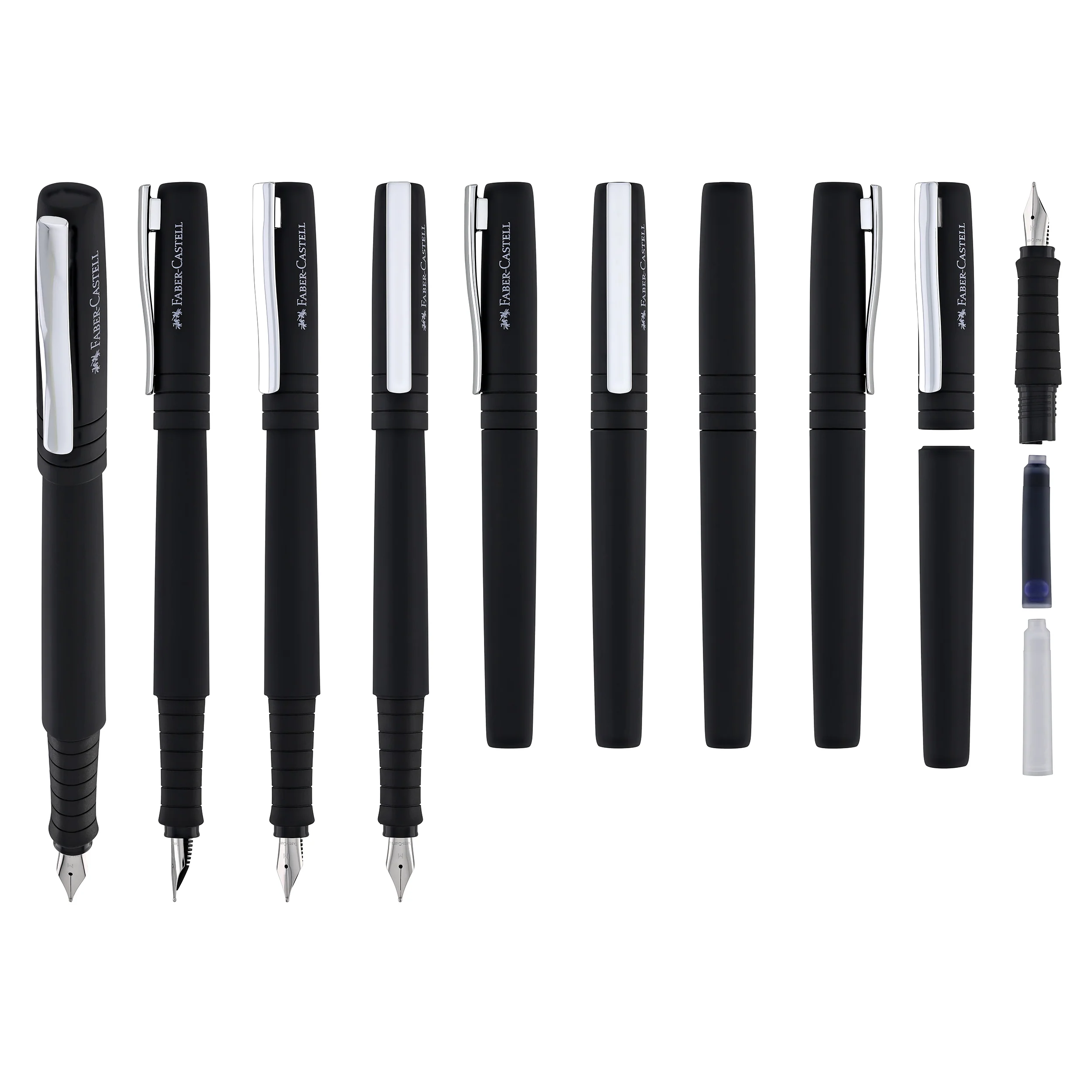 Faber-Castell Poly Fountain Pen in Black - Image 9