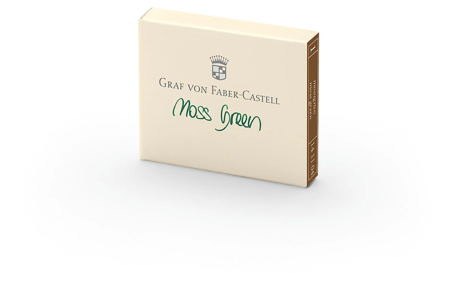 Graf von Faber-Castell Ink Cartridges in Moss Green - Pack of 6