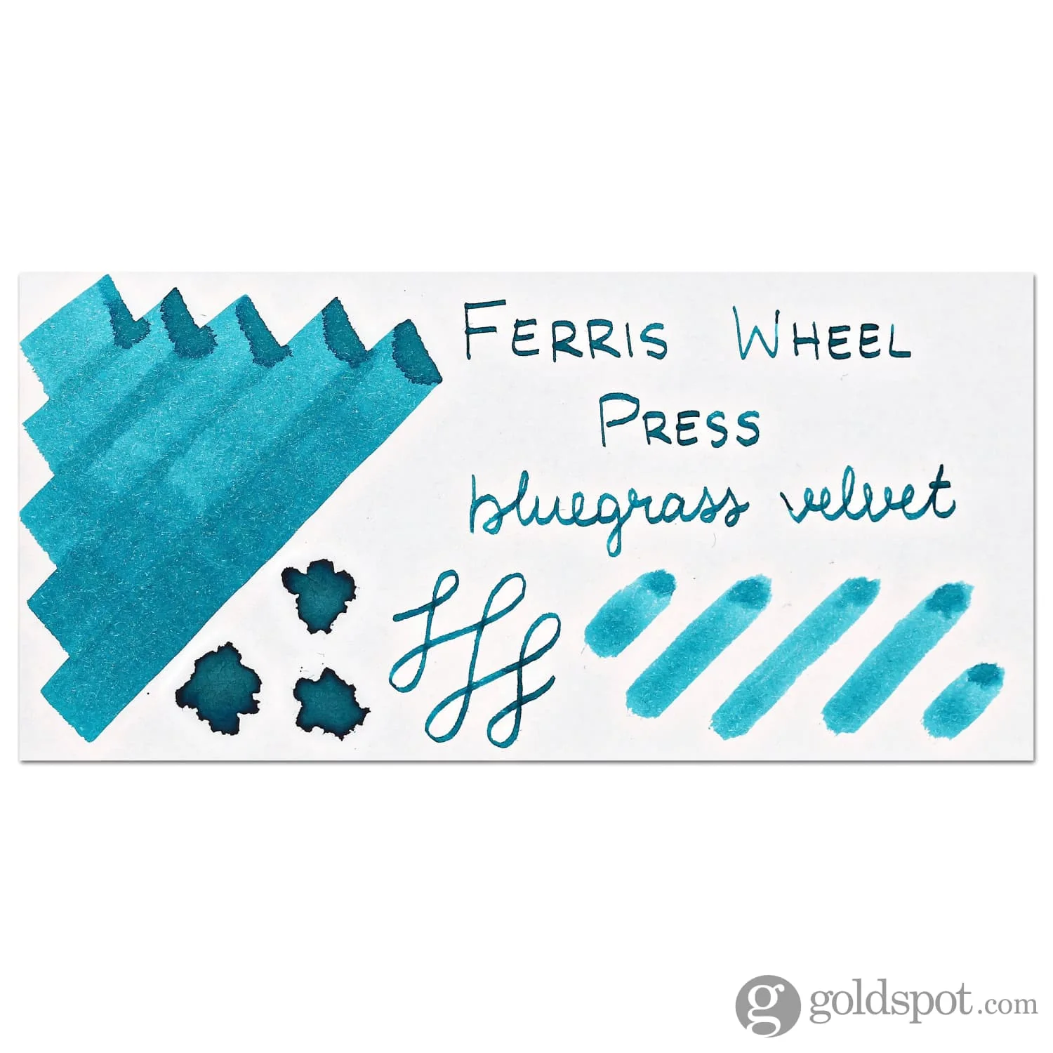 Ferris Wheel Press Bluegrass Velvet Bottle Ink - 38 mL - Image 2