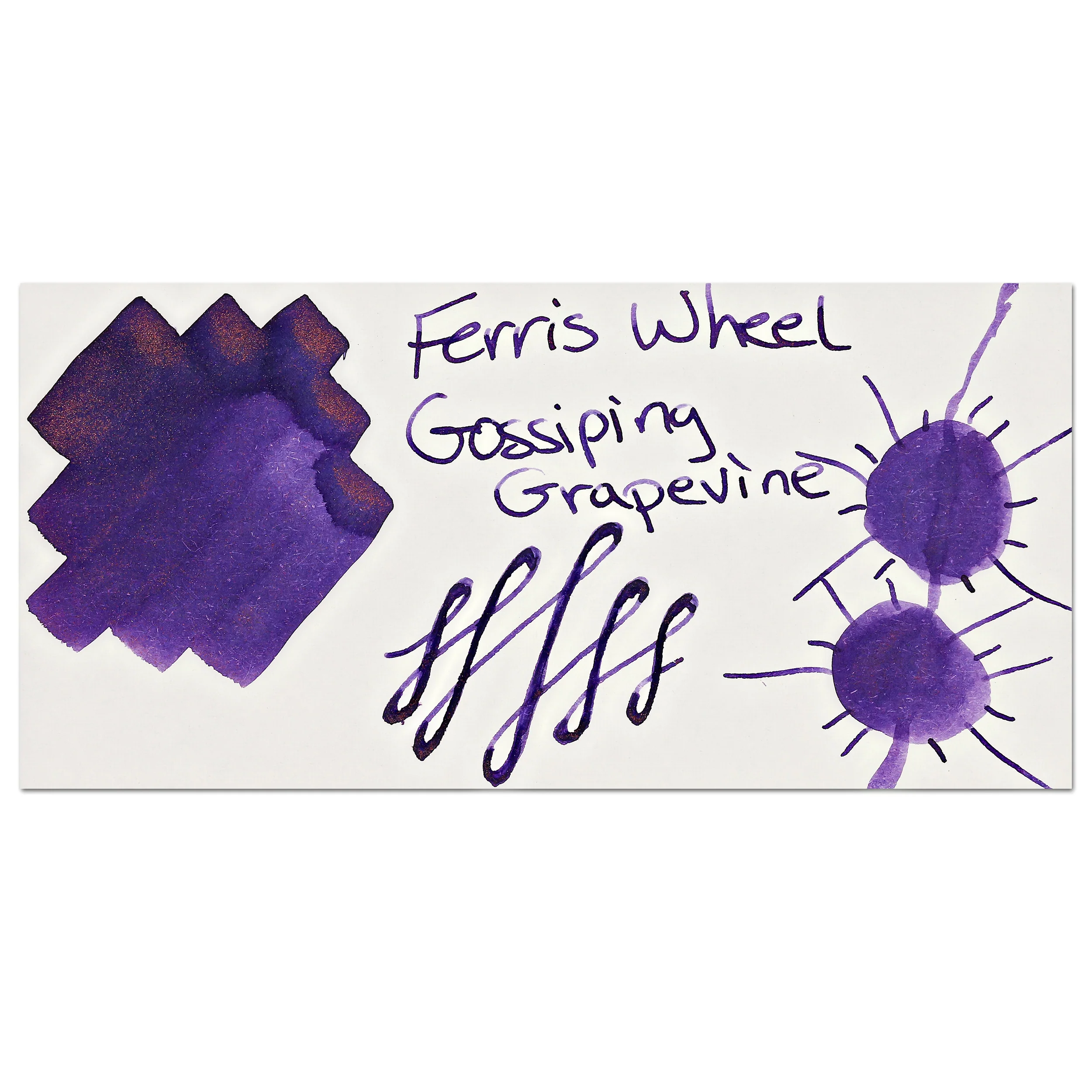 Ferris Wheel Press Bottle Ink in Gossiping Grapevine - 38mL - Image 2