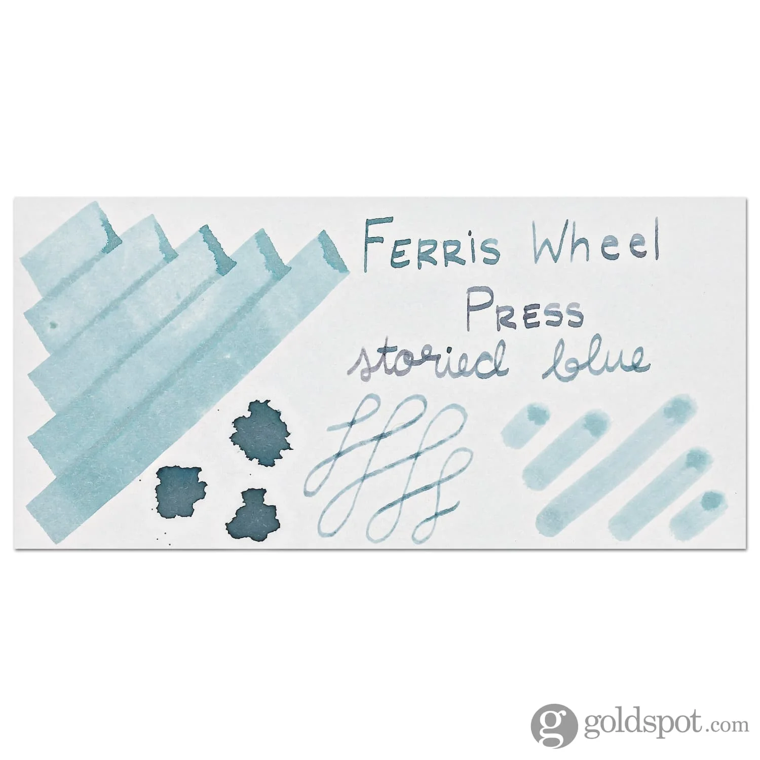 Ferris Wheel Press Storied Blue Bottle Ink - 38 mL - Image 2