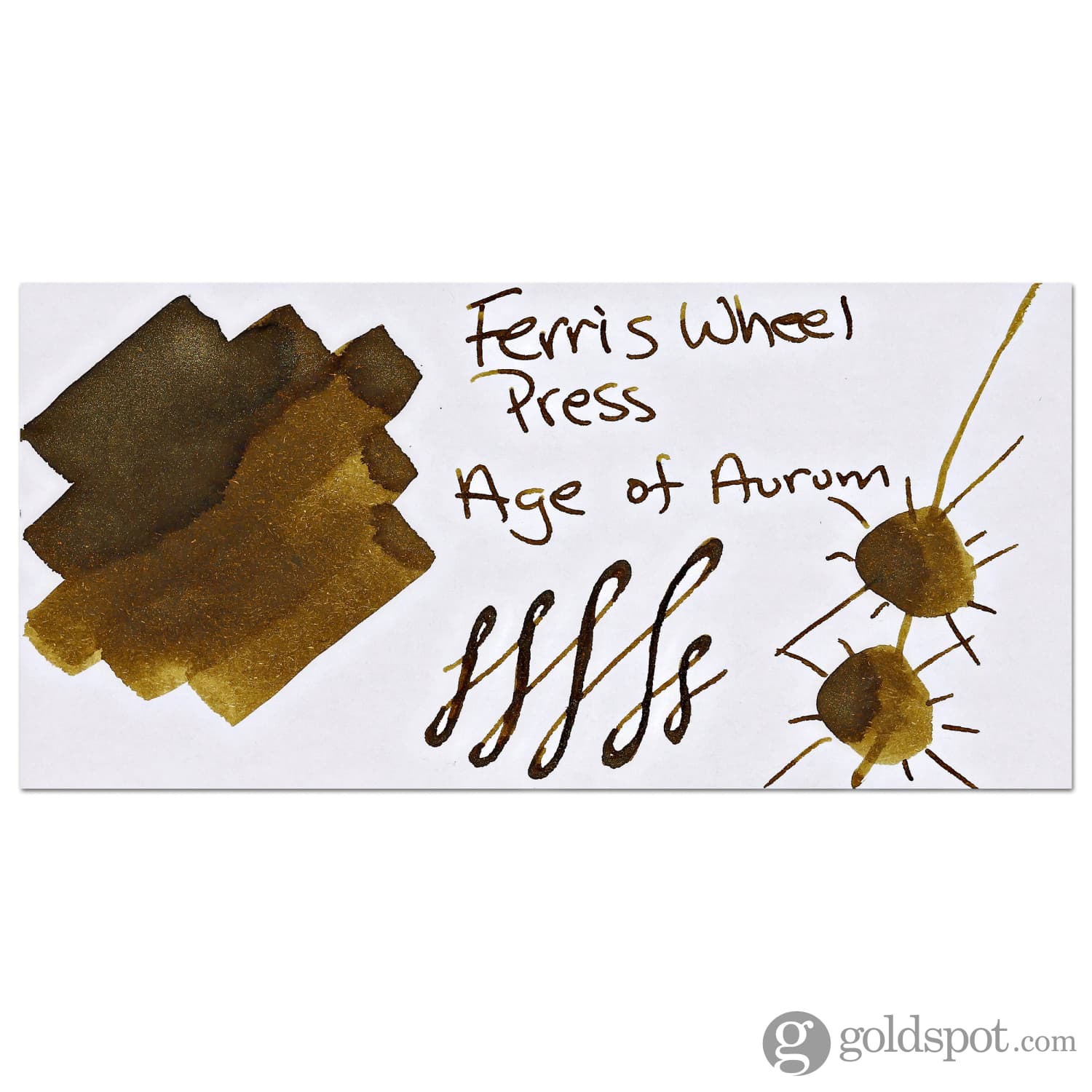 Ferris Wheel Press Bottled Ink in Age of Aurum - 20 mL - Image 2