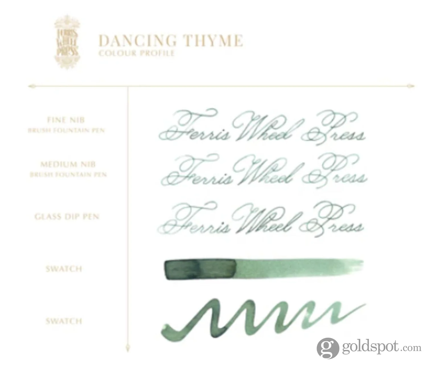 Ferris Wheel Press Bottled Ink in Dancing Thyme - 38mL - Image 3