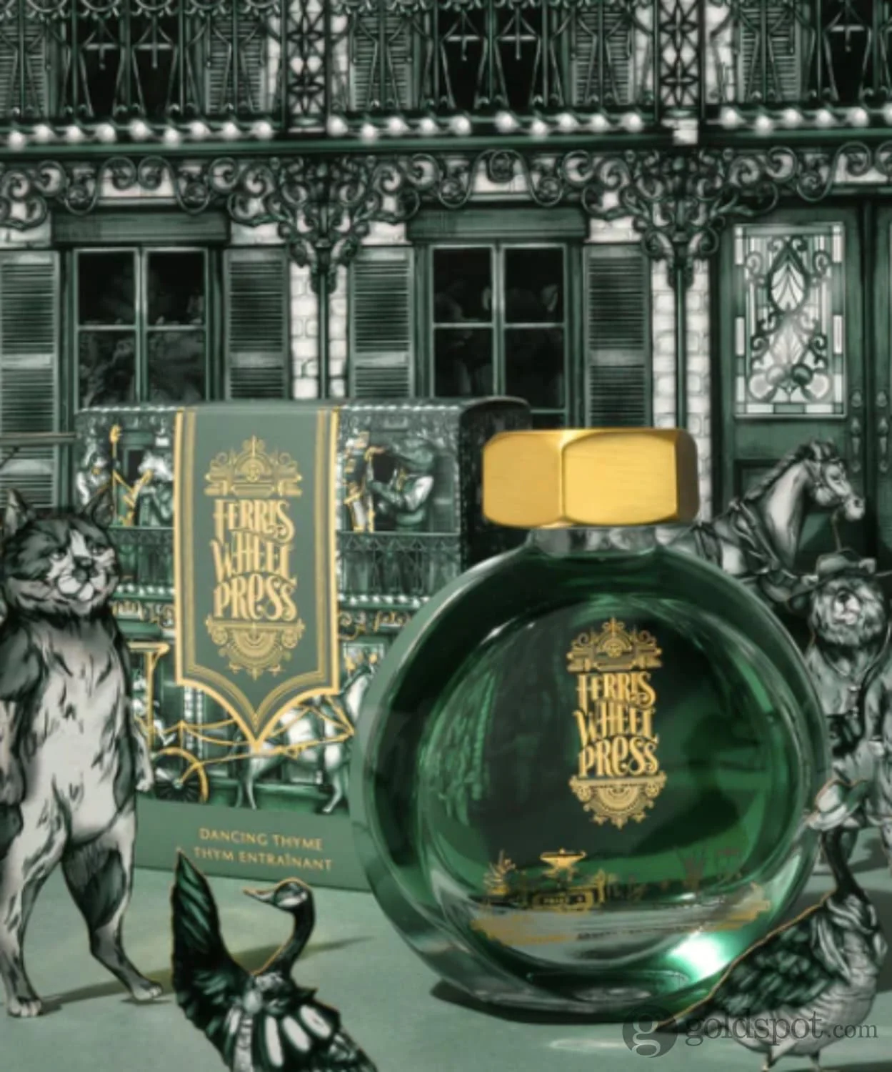 Ferris Wheel Press Bottled Ink in Dancing Thyme - 38mL - Image 4