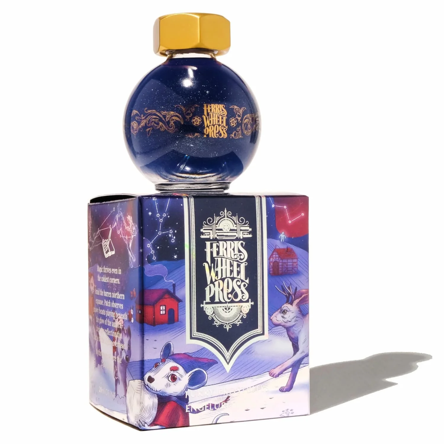 Ferris Wheel Press Bottled Ink in Furry Frostbites