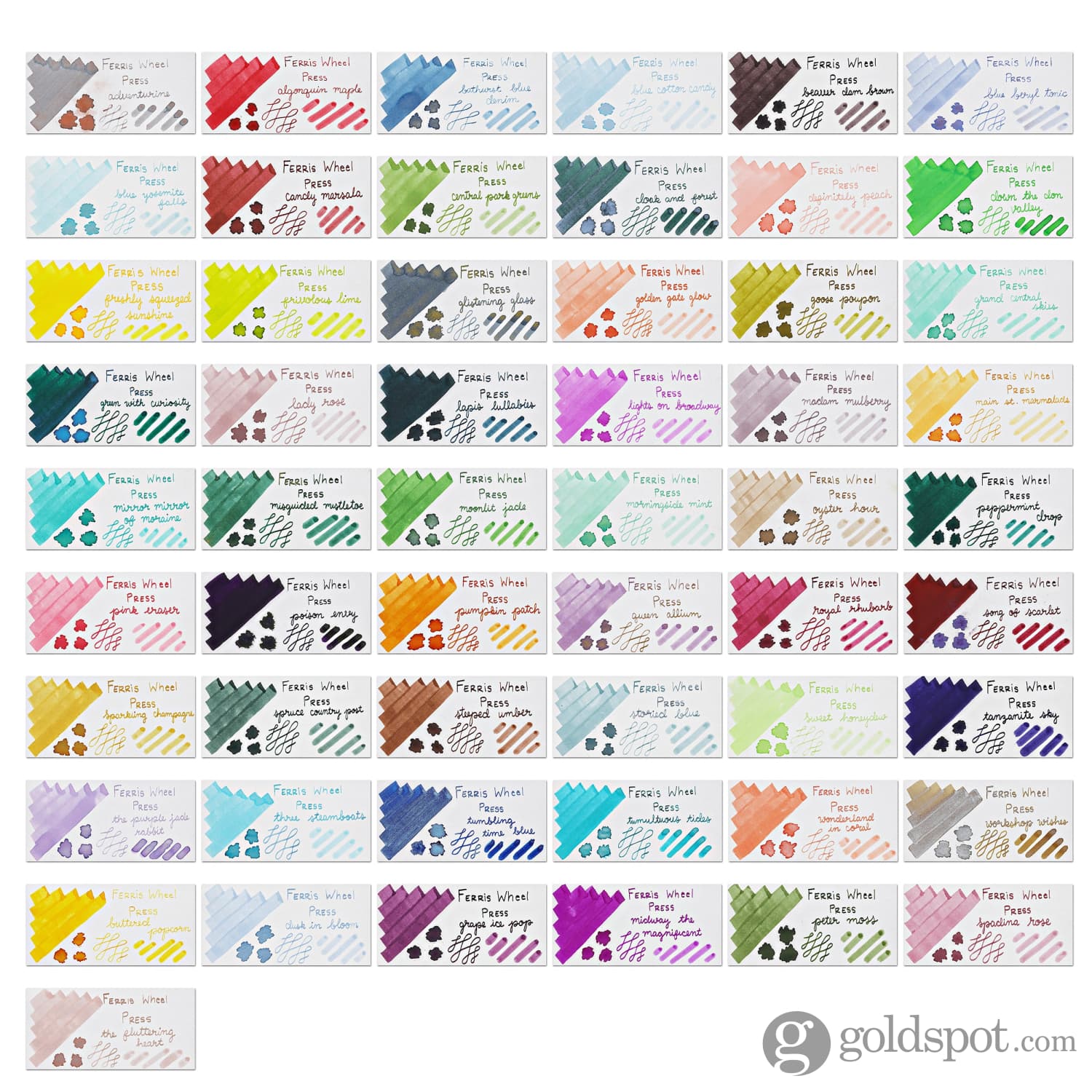 Ferris Wheel Press Bottled Ink in Lapis Lullabies 20 mL - Image 3