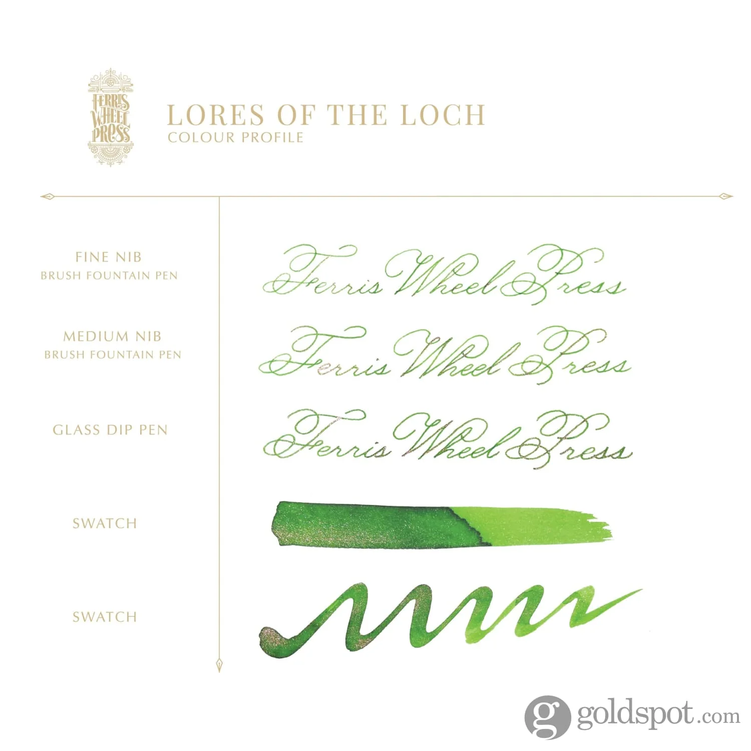 Ferris Wheel Press Bottled Ink in Lores of the Loch - 20 mL - Image 4