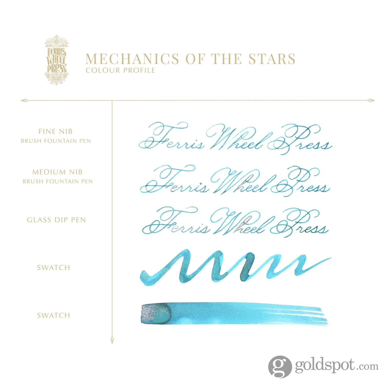 Ferris Wheel Press Bottled Ink in Mechanics of the Stars - Image 5