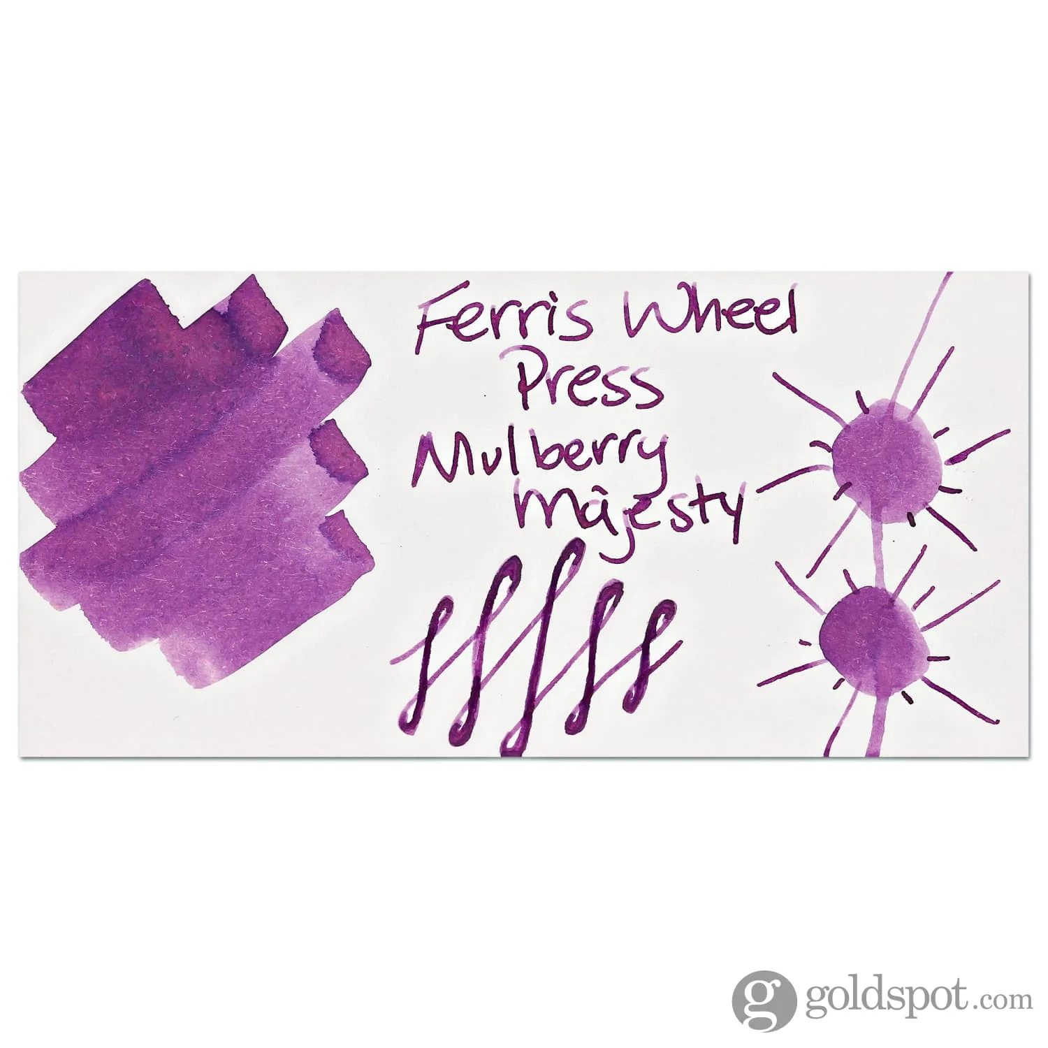 Ferris Wheel Press Bottled Ink in Mulberry Majestic - 38 mL - Image 2