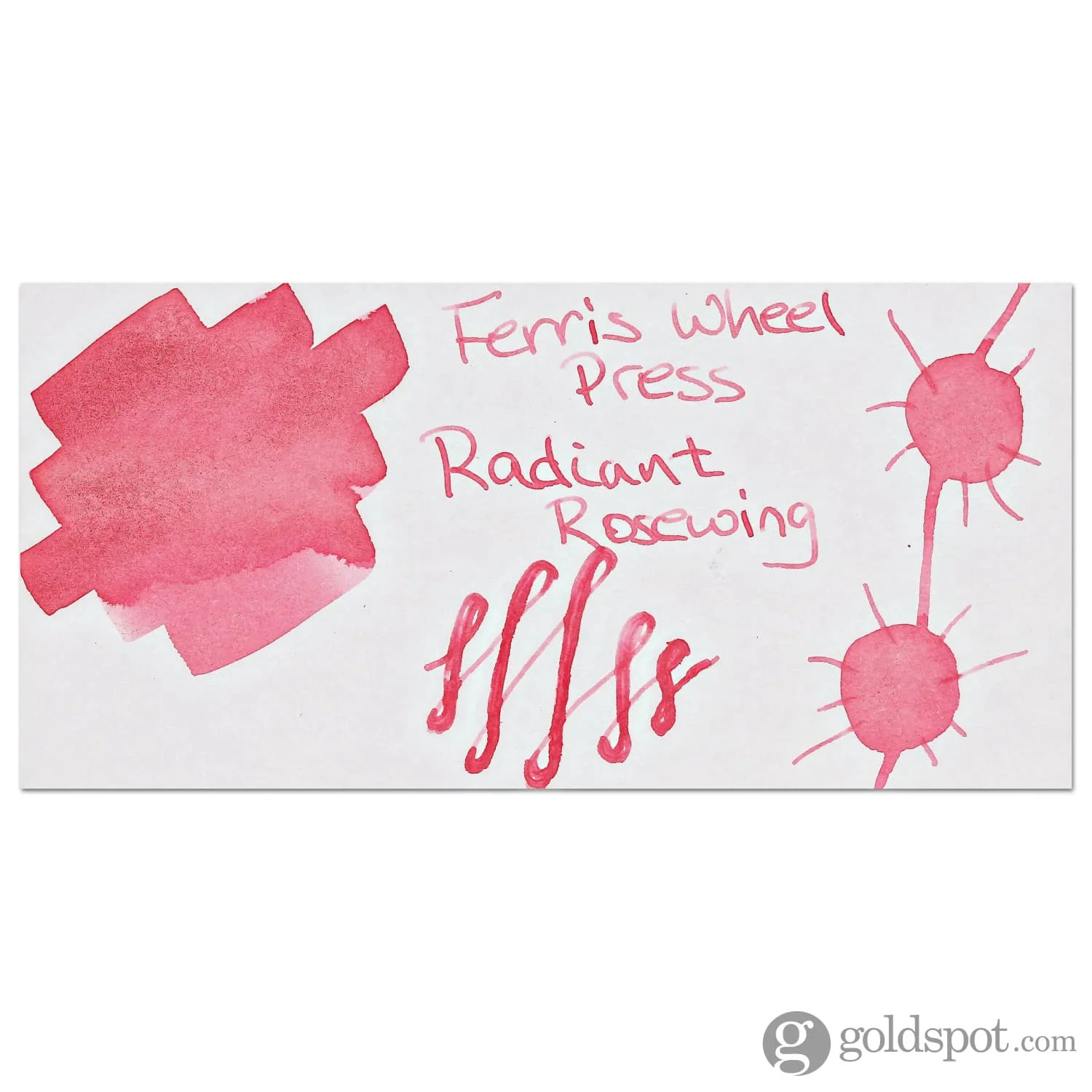 Ferris Wheel Press Bottled Ink in Radiant Rosewing - 20 mL - Image 2