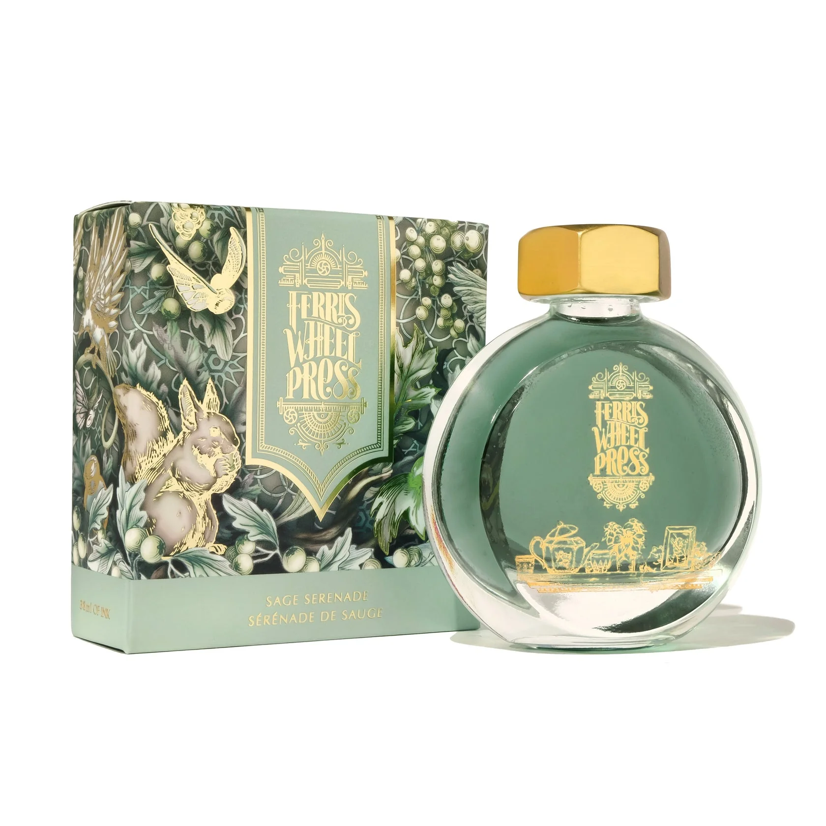 Ferris Wheel Press Bottled Ink in Sage Serenade - Image 2
