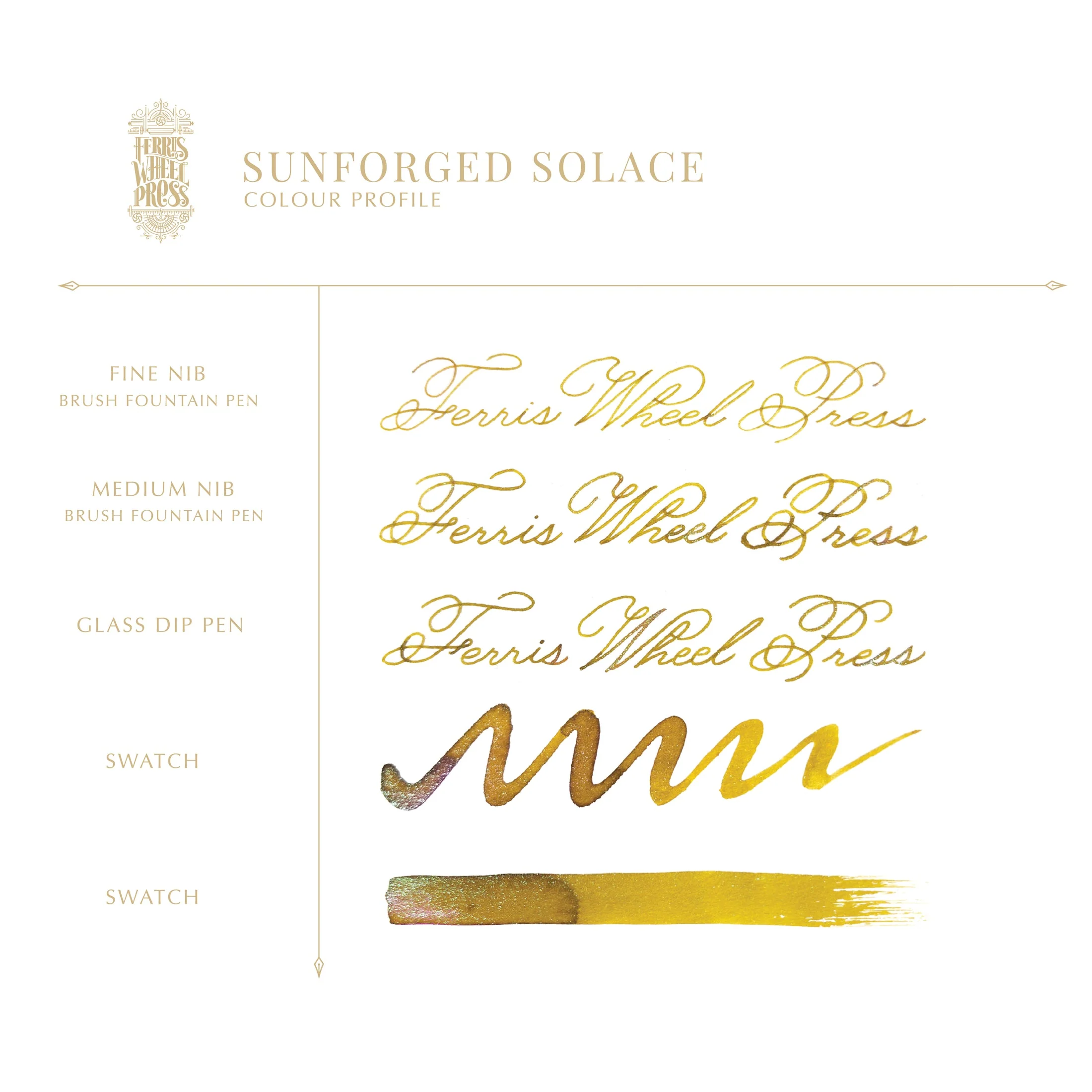 Ferris Wheel Press Bottled Ink in Sunforged Solace - Image 6