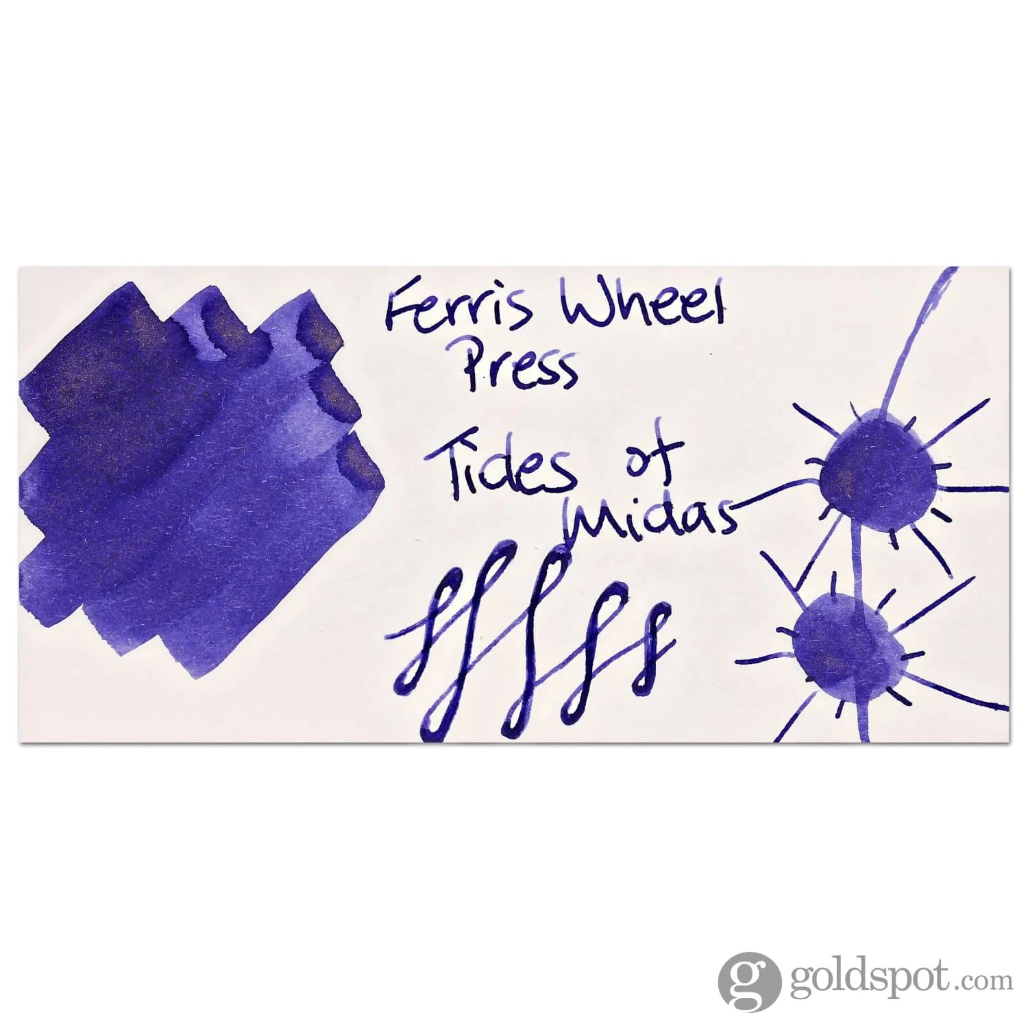 Ferris Wheel Press Bottled Ink in Tides of Midas - 20 mL - Image 2