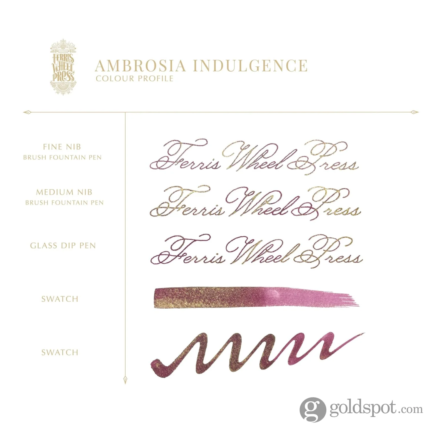 Ferris Wheel Press Bottled Ink Pot in Ambrosia Indulgence - 10mL - Image 3