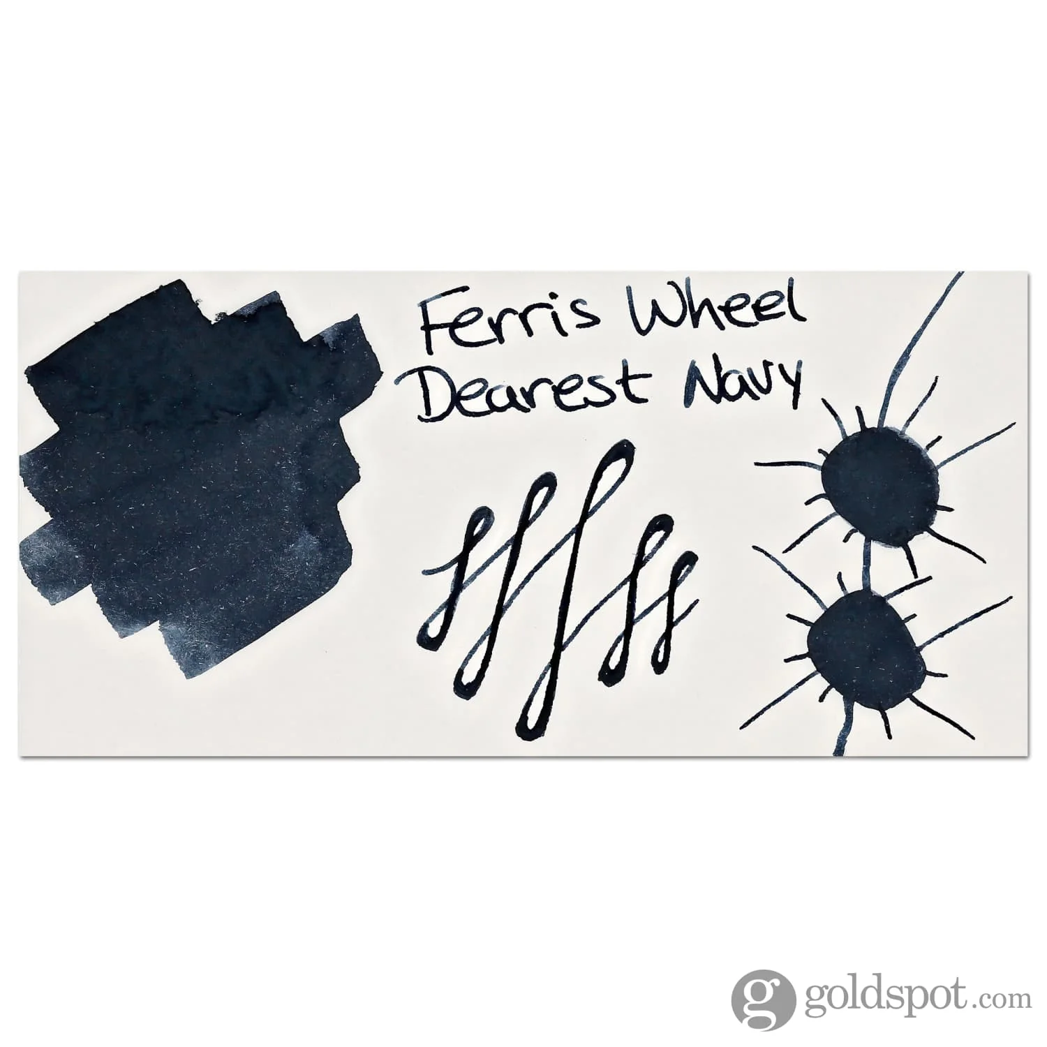 Ferris Wheel Press Bottled Ink Pot in Dearest Navy - 10mL - Image 2