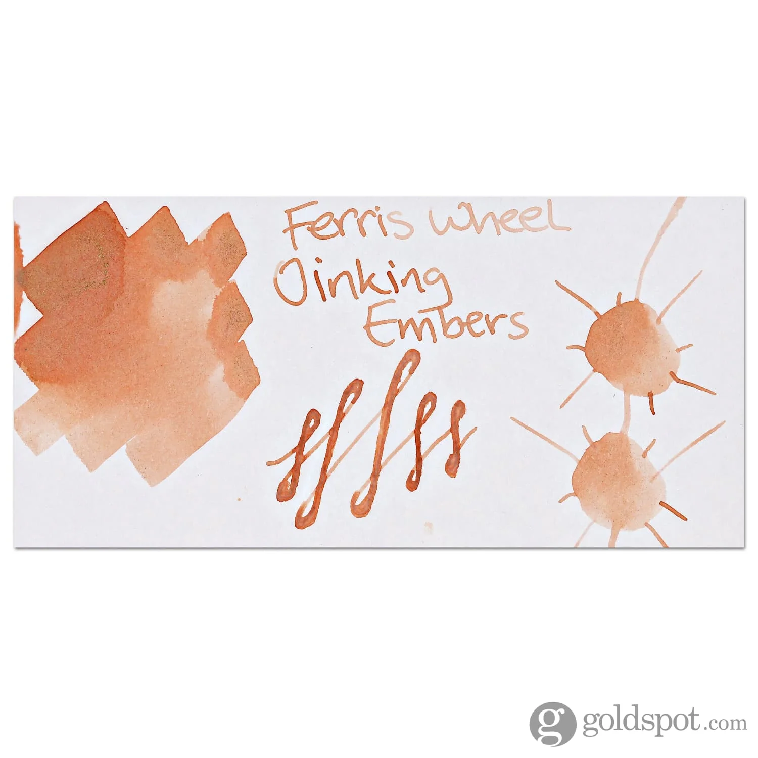Ferris Wheel Press Bottled Ink Pot in Oinking Embers - 10mL - Image 2