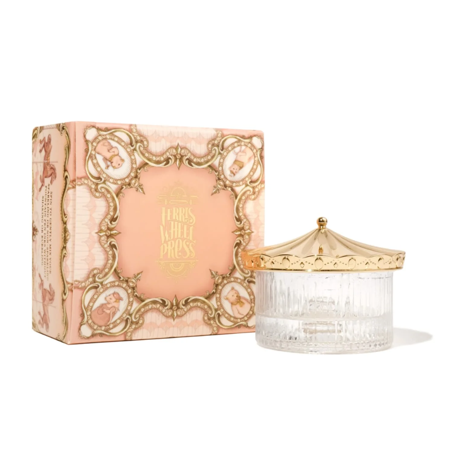 Ferris Wheel Press Carousel Inkwell Sunset Gold Edition