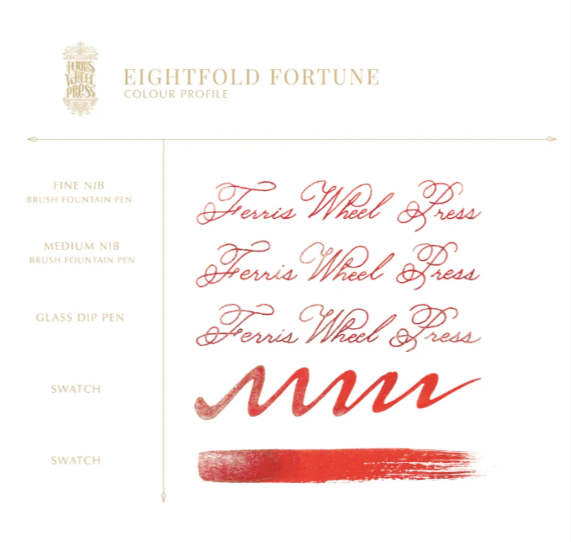 Ferris Wheel Press Fountain Pen Ink in Fete Chinoise - 20mL - Image 3