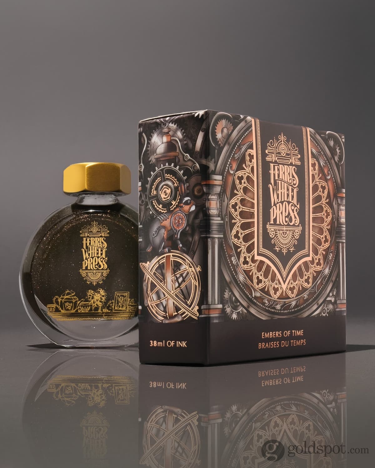 Ferris Wheel Press in Embers of Time Shimmer Bottled Ink - 38 mL - Image 6