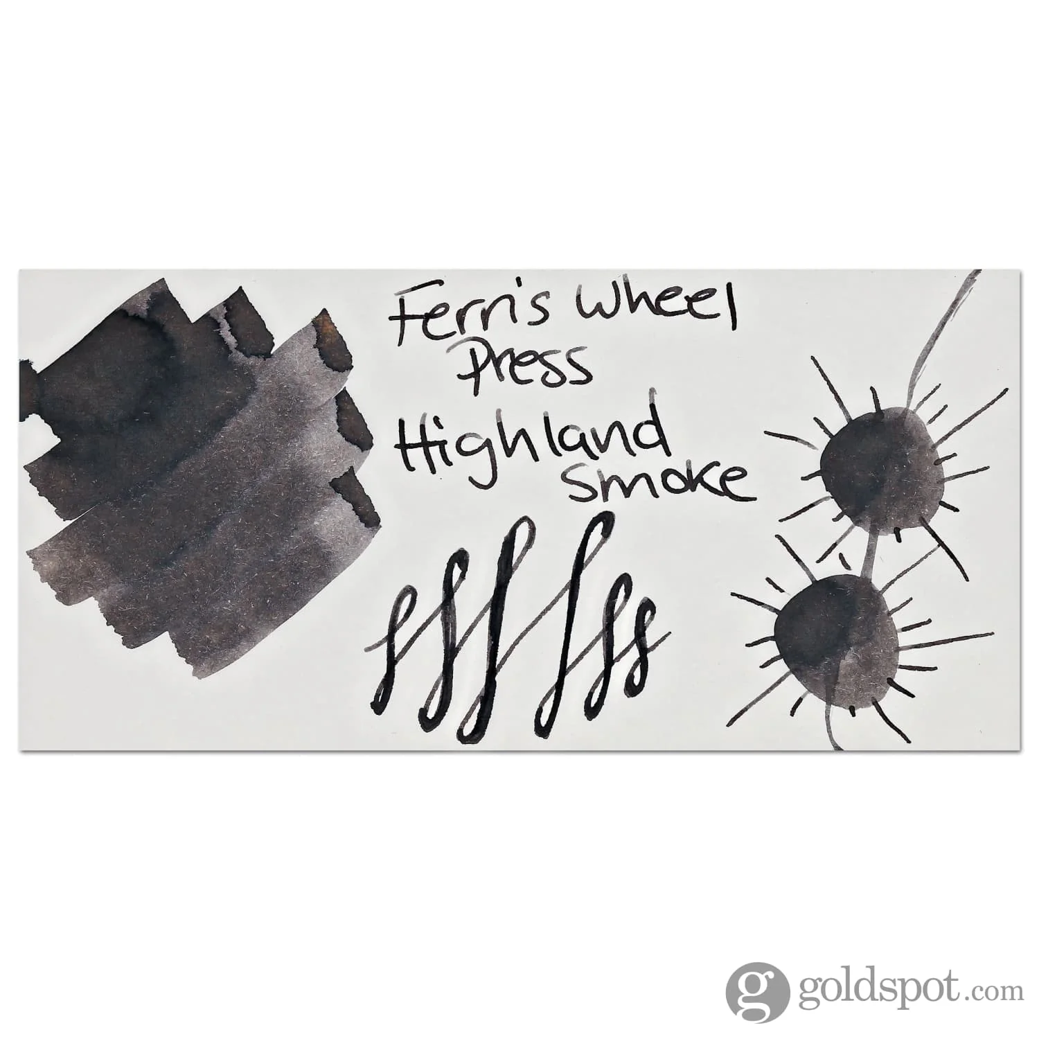 Ferris Wheel Press in Highland Smoke Bottled Ink - 10 mL - Image 2