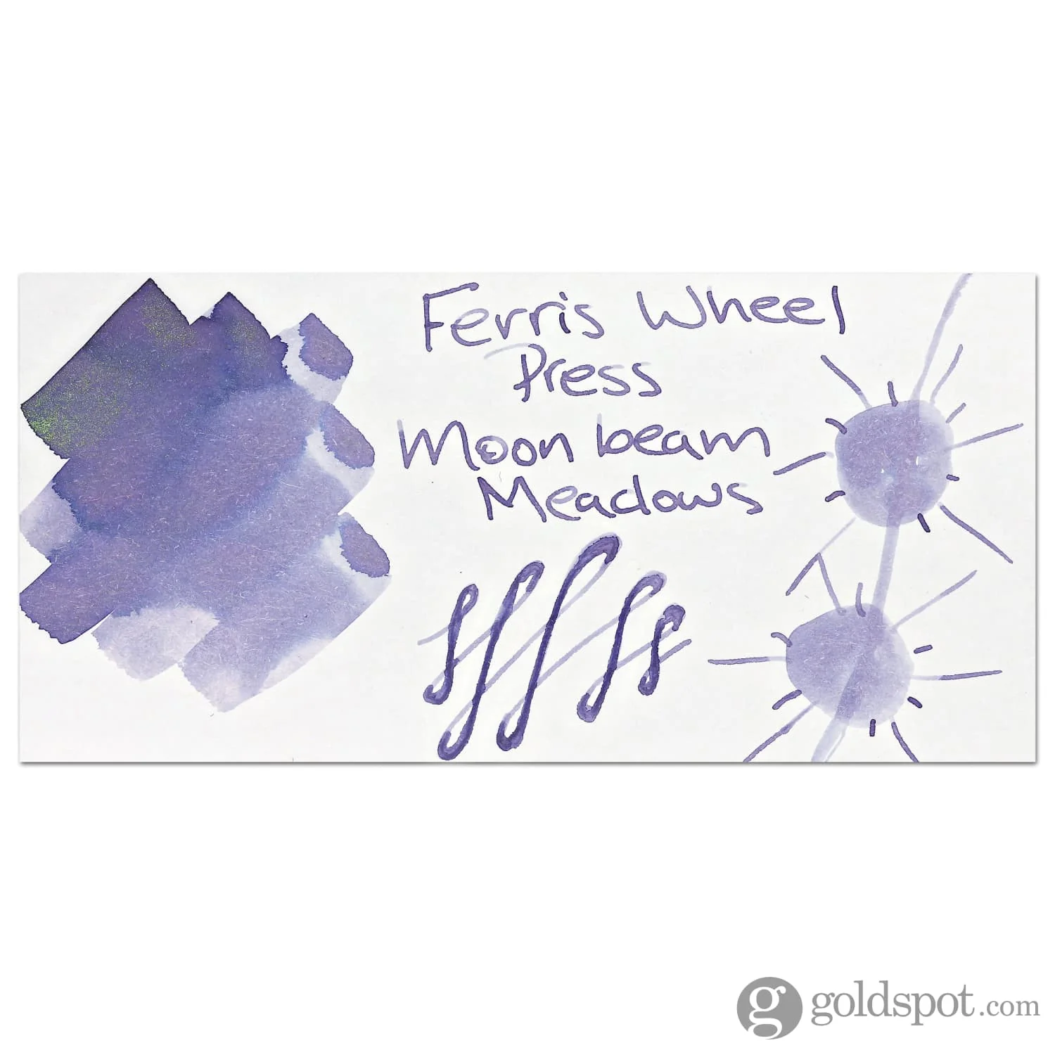 Ferris Wheel Press Bottled Ink Pot in Shimmer Moonbeam Meadows - 10 mL - Image 2