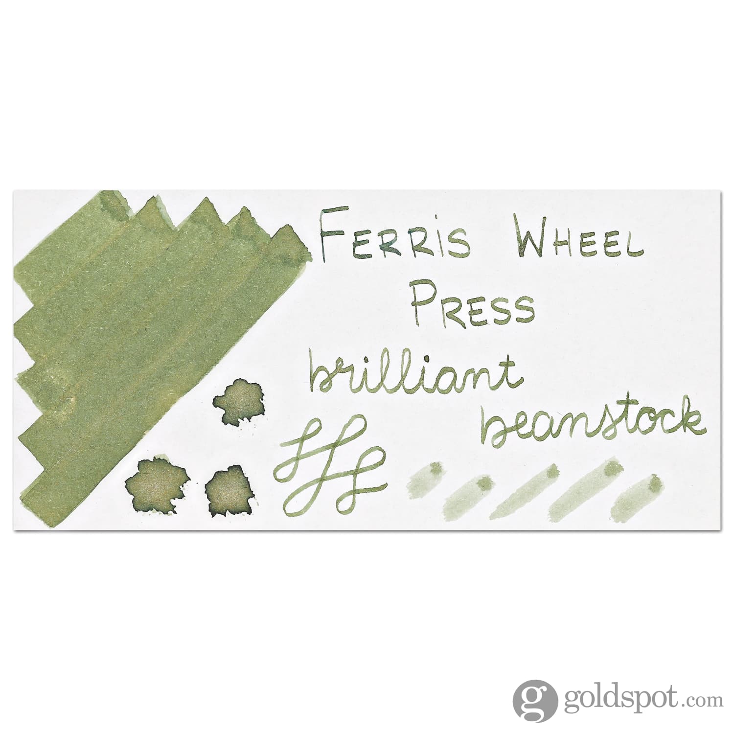 Ferris Wheel Press Bottled Ink in Brilliant Beanstalk Shimmer - 20 mL - Image 2