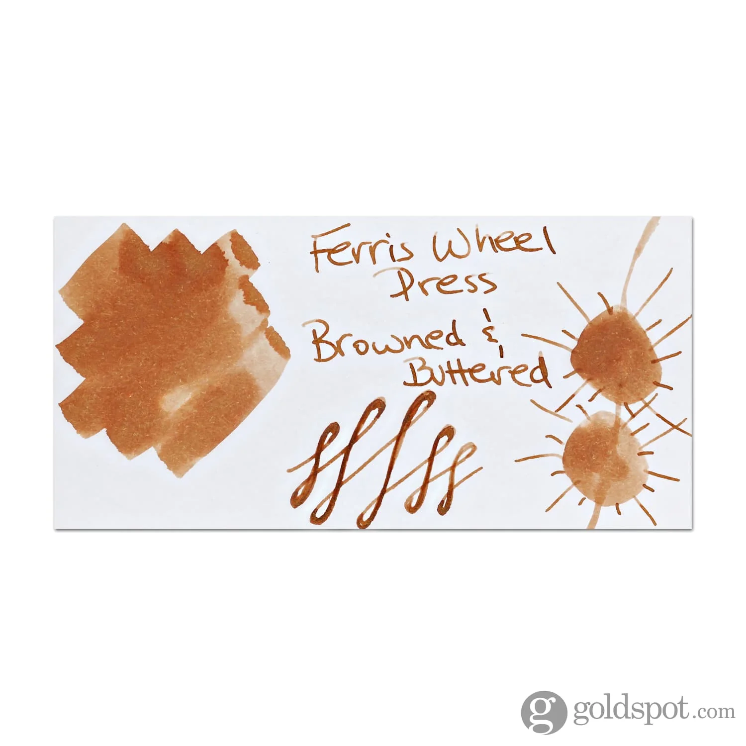 Ferris Wheel Press Shimmer Bottled Ink in Browned and Buttered - 38 mL - Image 2