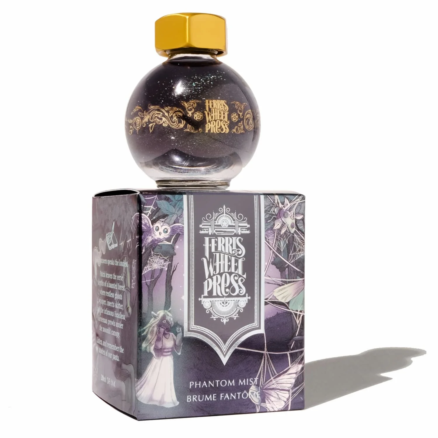 Ferris Wheel Press Shimmer Bottled Ink in Phantom Mist - 20 mL