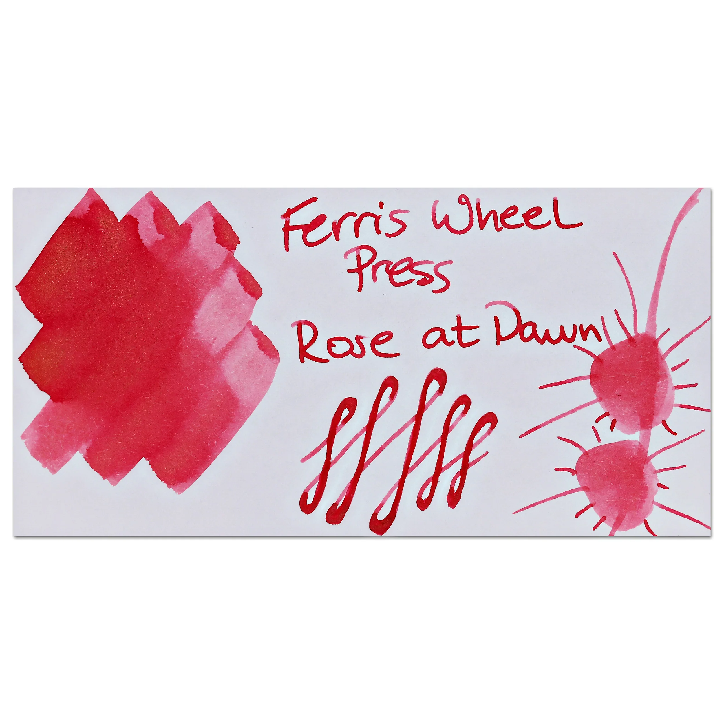Ferris Wheel Press Shimmer Bottled Ink in Rose at Dawn - 38 mL - Image 2