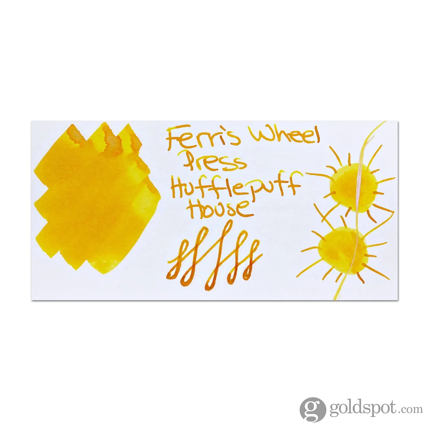 Ferris Wheel Press x Harry Potter Bottled Ink in Hufflepuff - 38 mL - Image 2