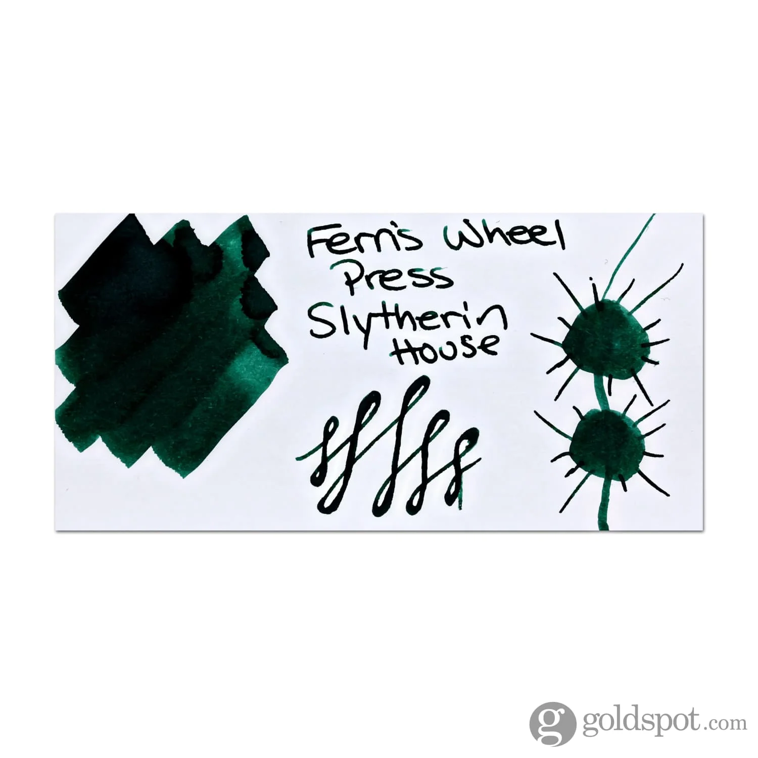 Ferris Wheel Press x Harry Potter Bottled Ink in Slytherin - 38 mL - Image 2