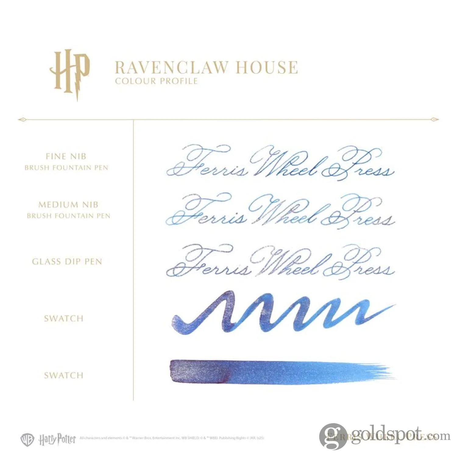 Ferris Wheel Press x Harry Potter Themed Carousel Fountain Pen & Ink Set in Ravenclaw - Image 7