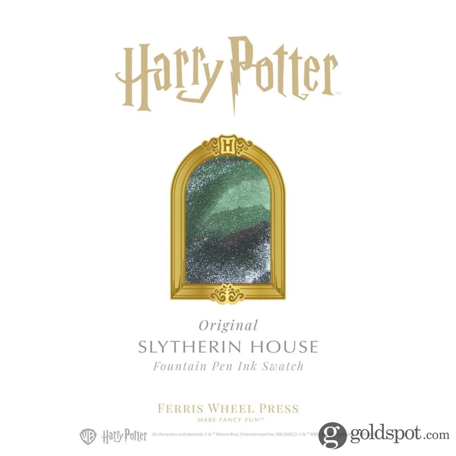 Ferris Wheel Press x Harry Potter Themed Carousel Fountain Pen & Ink Set in Slytherin - Image 9