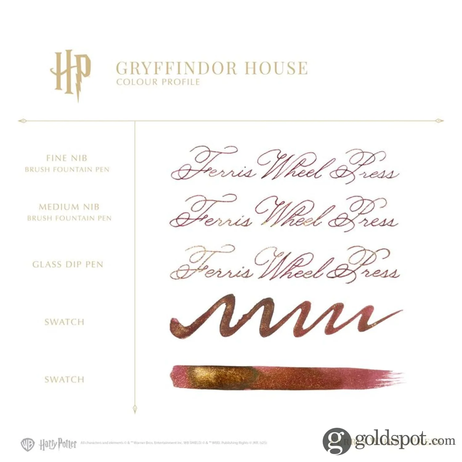 Ferris Wheel Press x Harry Potter Themed Dabbler Pen & Ink Set in Gryffindor - Image 7