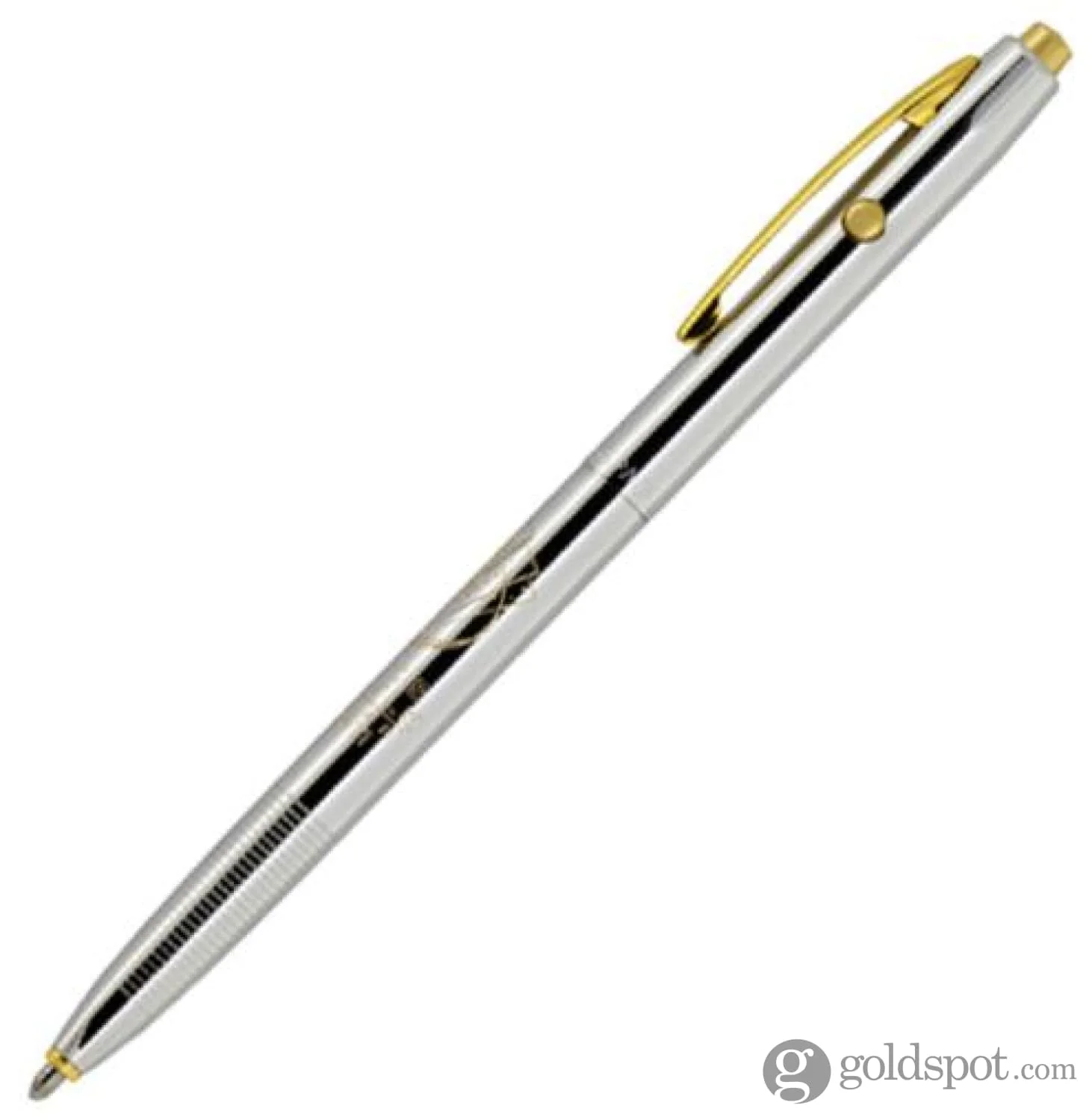 Fisher Space Pen Commemorative Edition Shuttle Ballpoint Pen in Chrome & Gold - Image 2
